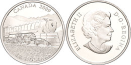 20 Dollars, 2009, Kanadische Lokomotiven - Jubilee, KM 891, Schön 844, Im Etui Mit OVP Und Zertifikat, Auflage... - Canada
