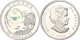 20 Dollars, 2005, Kanadische Naturwunder - Diamonds (Kiegramm), KM 562, Schön 626, Im Etui Mit OVP Und... - Canada
