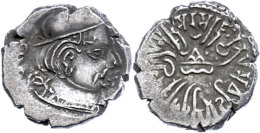 Westliche Satrapen, Drachme (2,25g), Ca. 2./3. Jhd.. Av: Kopf Mit Mütze Nach Rechts. Rev: Hügel Geformt... - India