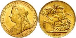 Sovereign, 1898, Victoria, Fb. 396, Vz.  VzSovereign, 1898, Victoria, Fb. 396, Extremley Fine  Vz - Andere & Zonder Classificatie