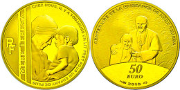 50 Euro, Gold, 2010, Mutter Theresa, Auflage Nur 1000 Stück!, Mit Zertifikat In Ausgabeschatulle Und OVP... - Other & Unclassified