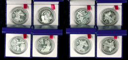 Set Zu 4x 10 Francs, 2001, Ver. Motive, Im Etuis Mit OVPs Und Zertifikaten, PP.  PPSet To 4x 10 Franc, 2001,... - Autres & Non Classés