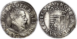 Lothringen, Teston, O. J., 1545-1608, Karl III., Nancy, Ss-vz.  Ss-vzLorraine, Teston, O. J., 1545-1608, Karl... - Other & Unclassified