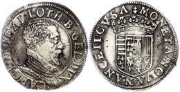 Lothringen, Teston, O. J., 1545-1608, Karl III., Nancy, Ss-vz.  Ss-vzLorraine, Teston, O. J., 1545-1608, Karl... - Autres & Non Classés