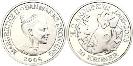 10 Kronen, 2006, Die Schneekönigin, KM 914, Mit Zertifikat In Ausgabeschatulle, PP.  PP10 Coronas, 2006,... - Denmark