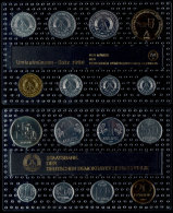 1 Pfennig Bis 2 Mark, 1990, Minisatz, Plutus, In Noppenfolie, St.  St1 Penny Till 2 Mark, 1990, Mini Sentence,... - Mint Sets & Proof Sets