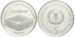 5 Mark, 1990, Zeughaus Berlin, In Hartplastik Verplombt, PP., Katalog: J. 1632 PP5 Mark, 1990, Arsenal Berlin,... - Autres & Non Classés