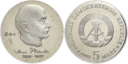 5 Mark, 1983, Max Planck, In Hartplastik Verplombt, PP., Katalog: J. 1594 PP5 Mark, 1983, Max Planck, In UPVC... - Autres & Non Classés