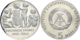 5 Mark, 1982, Fröbel, In Hartplastik Verplombt, PP., Katalog: J. 1584 PP5 Mark, 1982, Fröbel, In UPVC... - Otros & Sin Clasificación