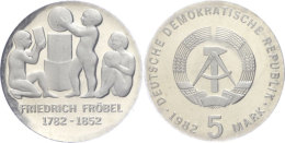 5 Mark, 1982, Fröbel, In Hartplastik Verplombt, PP., Katalog: J. 1584 PP5 Mark, 1982, Fröbel, In UPVC... - Autres & Non Classés