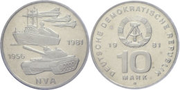 10 Mark, 1981, 25 Jahre NVA, In Hartplastik Verplombt, PP., Katalog: J. 1578 PP10 Mark, 1981, 25 Years NVA, In... - Autres & Non Classés