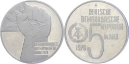 5 Mark, 1978, Anti Apartheid Jahr, In Hartplastik Verplombt, PP., Katalog: J. 1569 PP5 Mark, 1978, Anti... - Other & Unclassified