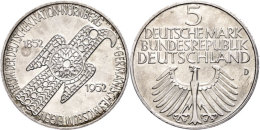 5 Mark, 1952, Germanisches Museum, Vz., Katalog: J. 388 Vz5 Mark, 1952, Germanic Museum, Extremley Fine,... - Other & Unclassified