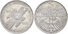 5 Mark, 1952, Germanisches Museum, Vz., Katalog: J. 388 Vz5 Mark, 1952, Germanic Museum, Extremley Fine,... - Other & Unclassified