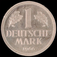 1 Mark, 1966, Prägebuchstabe G, PP., Katalog: J. 385 PP1 Mark, 1966, Embossing Letter G, PP., Catalogue:... - Otros & Sin Clasificación