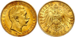 20 Mark, 1892, Wilhelm II., Ss-vz., Katalog: J. 252 Ss-vz20 Mark, 1892, Wilhelm II., Very Fine To Extremly... - Other & Unclassified