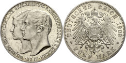 5 Mark, 1903, Wilhelm Ernst, J. 159, Kl. Rf., Vz., Katalog: J. 159 Vz5 Mark, 1903, Wilhelm Ernst, J. 159, Small... - Otros & Sin Clasificación