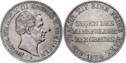 Taler, 1834, Friedrich Wilhelm III., Berlin, AKS 17, J. 62, Wz. Rf., Ss.  SsThaler, 1834, Friedrich Wilhelm... - Autres & Non Classés