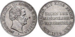 Taler, 1834, Friedrich Wilhelm III., Berlin, AKS 17, J. 62, Wz. Rf., Ss.  SsThaler, 1834, Friedrich Wilhelm... - Other & Unclassified