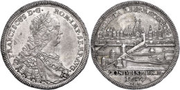 1/2 Taler, 1754, Mit Titel Franz I., Beckenbauer 7201, Avers Leicht Berieben, Ss-vz.  Ss-vz1 / 2 Thaler, 1754,... - Autres & Non Classés