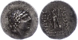 Drachme (3,93g),101-87 V. Chr., Ariarathes IX. Eusebes Philopator. Av: Kopf Nach Rechts. Rev: Athena Mit Schild Und... - Unclassified