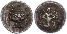 Mallos, AR-Stater (10,37g), Ca. 400-380 V. Chr. Av: Kniender, Geflügelter Jüngling Nach Rechts. Rev:... - Sin Clasificación