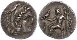 Makedonien, Lampsacus, Drachme (4,15g), 310-301 V. Chr., Alexander III. Av: Herakleskopf Mit Löwenfell Nach... - Ohne Zuordnung