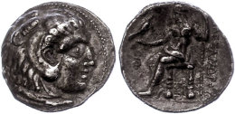 Makedonien, Sidon,Tetradrachme (15,90g), 313-312 V. Chr., Alexander III. Av: Herakleskopf Mit Löwenfell Nach... - Ohne Zuordnung