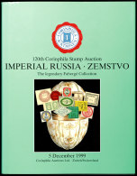 IMPERIAL RUSSIA - ZEMSTVO - Die Legendäre Fabergé Collection, 120. Corinphila Auktion 1999, Katalog In... - Other & Unclassified