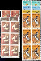 1974, Kleines Engros-Lot "Vögel" Und "Tiere/Höhlenmalereien" Per 6 Tadellos Postfrisch In Einheiten, Mi.... - Otros & Sin Clasificación