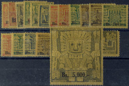 1960, Kpl. Satz "Sonnentor"-Marken Tadellos Postfrisch, Mi. 110.-, Katalog: 637/54 **1960, Complete Set "sun... - Bolivie