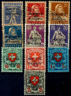 5 C.-2 Fr. Komplett, Tadellos Gestempelt, Mi. 160,-, Katalog: 16/25x O5 C. 2 Fr. Complete, Neat Cancelled,... - Other & Unclassified