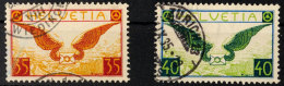 1929, Flugpostausgabe "Geflügelter Brief", 35 Und 40 C Sauber Gestempelte Prachtstücke, Mi. 150,-,... - Other & Unclassified