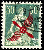 1919, 50 C. Flugpost Tadellos Gestempelt, Mi. 160,-, Katalog: 145 O1919, 50 C. Airmail Neat Cancelled, Michel... - Other & Unclassified