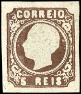 5 R. Braun, Type I, Ungebraucht, Gepr. Kretzschmar BPP, Mi. 180,-, Katalog: 12I *5 R. Brown, Type I, Unused,... - Other & Unclassified