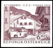 1964, 1 Schilling Bis 6,40 Schilling "Weltpostkongress, Wien", Abart "ungezähnt", Kompletter Satz Zu 8 Werten,... - Other & Unclassified