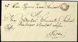 "EPERIES" Posthornstempel Klar Auf Briefhülle Nach Pest Mit Ank.-Stpl., Selten, Müller Nr. 336d ... - ...-1850 Préphilatélie