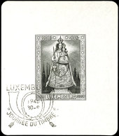 1945, "Madonna"-Block Mit Sonderstempel Vom Ersttag, Gepr. FSLP, Tadellos, Mi. 55,- (FDC = 400,-), Katalog: Bl.4... - Other & Unclassified