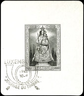 1945, "Madonna"-Block Mit Sonderstempel Vom Ersttag, Gepr. FSLP, Tadellos, Mi. 55,- (FDC = 400,-), Katalog: Bl.4... - Autres & Non Classés