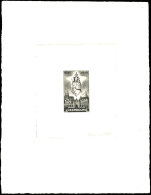 2,50 Fr. Madonna Von Luxemburg, Probedruck In Schwarz, Format 129 X 166 Mm, Bis Auf Leichte Knitterspuren In... - Other & Unclassified