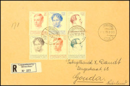 Caritas, Sehr Sauber Auf Auslands-R-Brief Mit Ersttagsstempel "LUXEMBOURG VILLE 1.12.39" Nach Holland, Mi. 260,-,... - Otros & Sin Clasificación