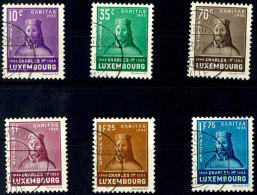 10 C. Bis 1,75 Fr., Kinderhilfe 1935, 6 Werte Kpl. Gestempelt, Mi. 160,-, Katalog: 284/89 O10 C. Till 1, 75... - Other & Unclassified