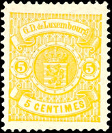 1880, 5 C.  In Zähnung 13 1/2, Pracht, Sign. Gebr. Senf. Der Michelwert Von 250,- Gilt Für (*)!, Katalog:... - Autres & Non Classés