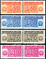 Paketzustellungsmarken, 1953, 40 Lire Bis 110 Lire, Waager. Paare, Tadellos Postfrisch Und Ungefaltet, Mi. 650.- -... - Non Classés