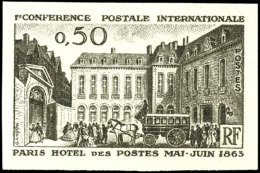 1963, 0,50 Fr. "100 Jahrestag Der 1. Internationalen Postkonferenz, Paris", Abart "ungezähnt", Tadellos... - Other & Unclassified