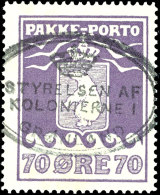 70 Öre Violett, Klar Postalisch Gestempelt "STRYRELSE", Mi. 300,-, Katalog: 10A O70 °re Violet, Clear... - Autres & Non Classés