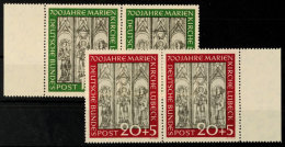 10 Pfg Und 20 Pfg "700 Jahre Marienkirche Lübeck", Kpl. Satz Im Waagerechten Paar, Tadellos Postfrisch, Mi.... - Other & Unclassified
