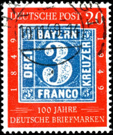 20 Pfg Tag Der Briefmarke, Plattenfehler IV (nur Auf Feld 40 Einer Teilauflage Vorkommend), Tadellos Gestempelt,... - Other & Unclassified