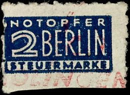 2 Pfg. Mit Privatdurchstich Bamberg 9 1/2 Mit Freistempel-Vorausentwertung, Pracht, Signiert P. Harlos BPP,... - Autres & Non Classés