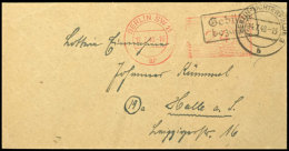 1948, Brief Mit Barfrankierung Aus BERLIN-LICHTERFELDE 3 14.7.48 Und Zusätzlichem 24 Pfg. Postfreistempel Aus... - Autres & Non Classés